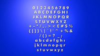 Alphabet Letters Symbols Numbers with Futura Font 3D Print Model