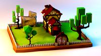 Low poly hous
