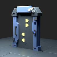 Sci-fi door