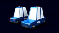 Little 3D Police Car