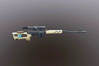 Dragunov SVD Low Poly Mobile Game Ready model