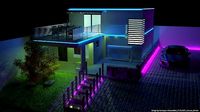 Neon lamp house