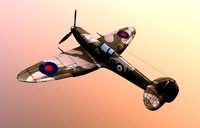 airplane fighter plane spitfire
