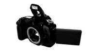 DSLR camera body open