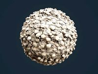 Skull Bones Horror Seamless PBR Texture 2