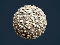 Skull Bones Horror Seamless PBR Texture 1