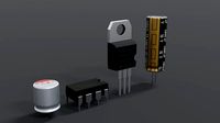 Circuit board micro chip component