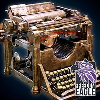 Underwood Typewritter - Game-Ready Model