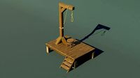Wooden gallows