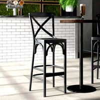 Walnut Sofia Bar Stool High Tall Chair