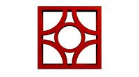 Brick Jaali block archCircle