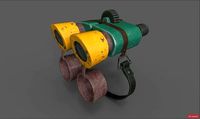 forest binoculars lowpoly game