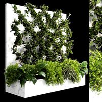 ivy parttion wall vertical garden set 02