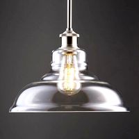 Polished Chrome Fresno Dome Light Single Dome Pendant