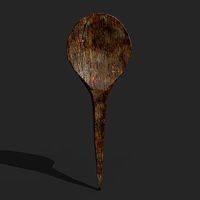 Medieval Cracked Spoon