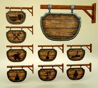 Medival Sign Set