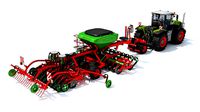 Tractor with Seed Drill