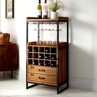 Brown Finley 15 Bottle Wine Cabinet
