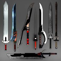 Sword Set For Games And VFX