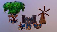 Game ready Stylized City