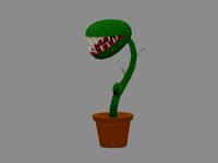 Insectcatcher Plant Handpaint