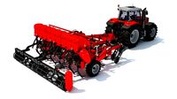 Tractor with Seed Drill
