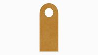 Door cardboard handle hanger mockup 03