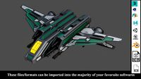 Sci-Fi  Fighter Ship -  Low Poly - Game ready - PBR