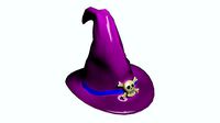Wizard Hat Skull
