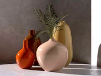 Costa Vase Set with Palm plant