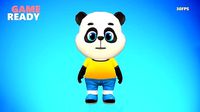 Panda Bear Animated Rigged