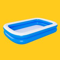 Blue Swimming Inflatable Pool