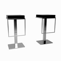 3D Bar Stool PBR for Cinema4D Blender High and Low Poly