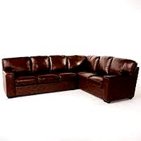Calabria Leather Sectional - 2 Colour
