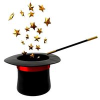 Magician Hat and Wand