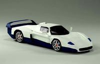 Car Cartoon Maserati MC12