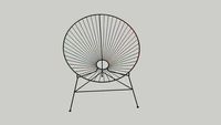 METALLIC ARMCHAIR - FS 430