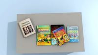 Book set 3D model