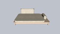 linden oatmeal medium dog day bed