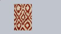TAPETE KILIM IKAT MANGO RUST - BY KAMY