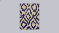 TAPETE KILIM IKAT MANGO LIGHT BLUE - BY KAMY