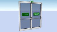 Porte sortie de secours