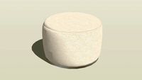 Tabouret laine