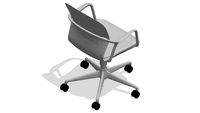 Cadeira Keyn_Base Estrela 5 pontas