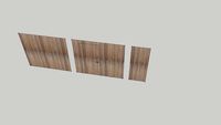 Hout op garagedeur