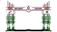 Gapura Badak LNG Gate Post SD