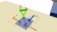 Statics - Conceptual Visualization - Applying a Couple Moment to a Plate