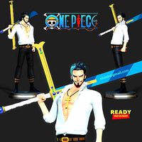 Mihawk's Yoru from One Piece by olived2005, Download free STL model