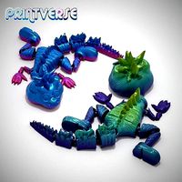 Articulated Print In Place Draco Lizard  | 3D