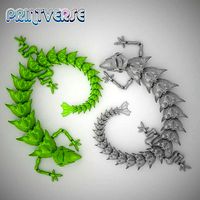 Spikey Dragon Articulated Print In Place | 3D
